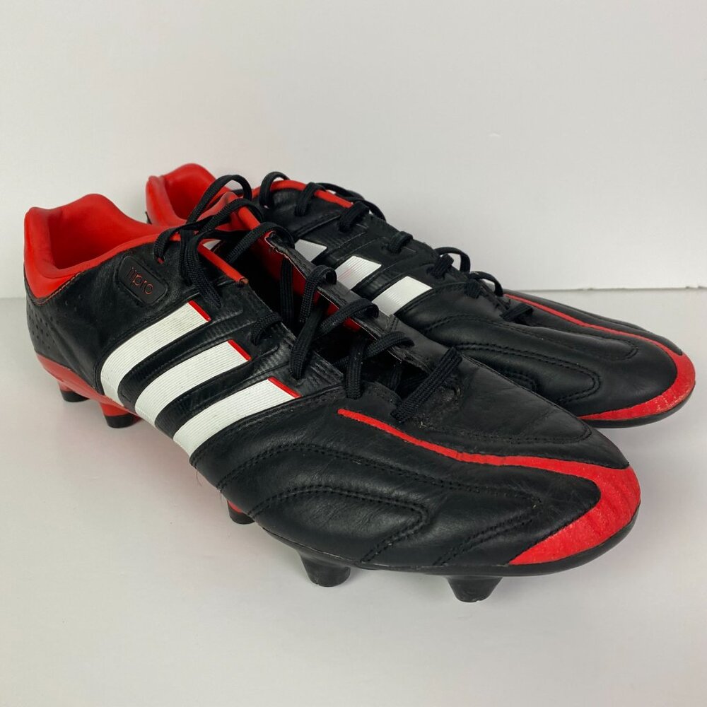 Adidas Adipure 11Pro FG Soccer Cleats Men's 13 Black Red White Q23929 11 Pro